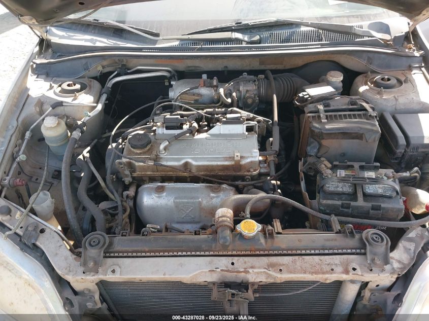 2003 Mitsubishi Lancer Es VIN: JA3AJ26E33U034736 Lot: 43287028