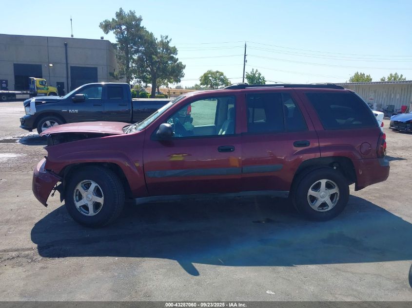 2005 Chevrolet Trailblazer Ls VIN: 1GNDT13S252351135 Lot: 43287060
