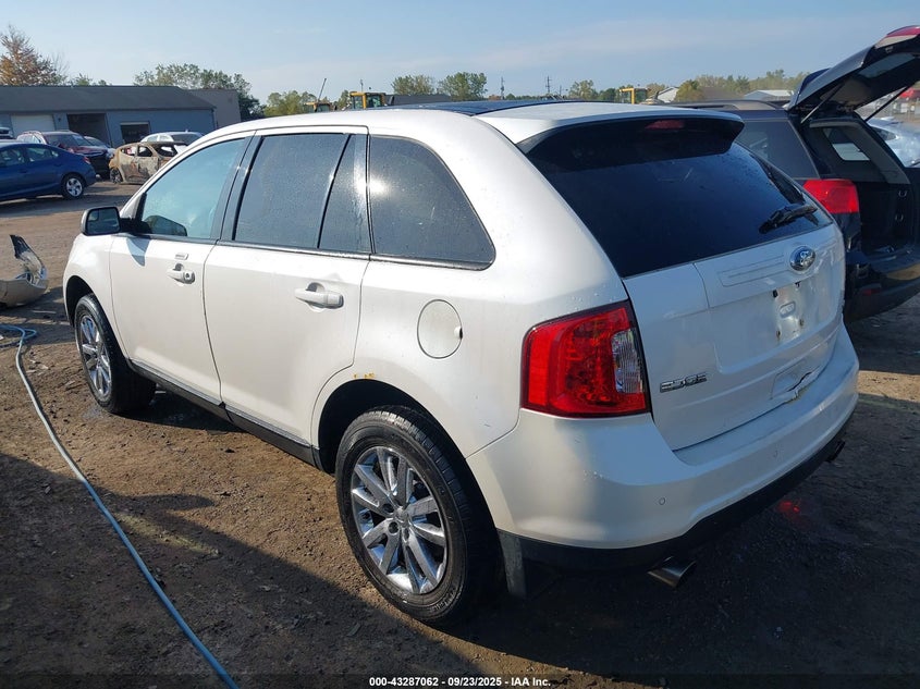 Vin: 2fmdk3jc5cba78844, lot: 43781669, ford edge sel 20123