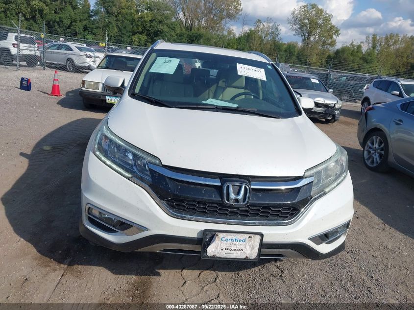 2015 Honda Cr-V Ex-L VIN: 5J6RM4H74FL042483 Lot: 43287087