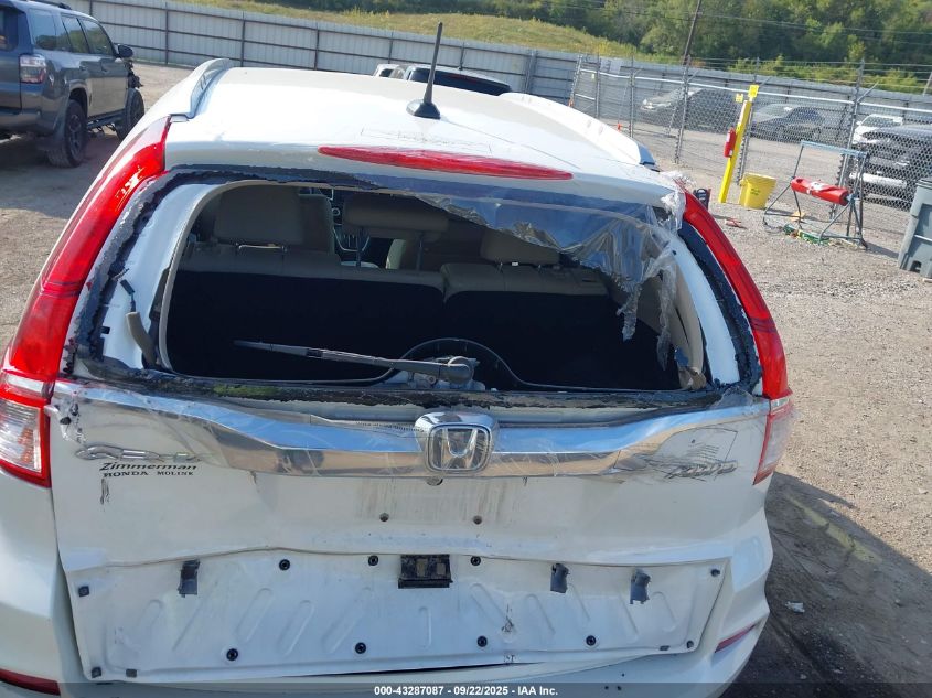 2015 Honda Cr-V Ex-L VIN: 5J6RM4H74FL042483 Lot: 43287087