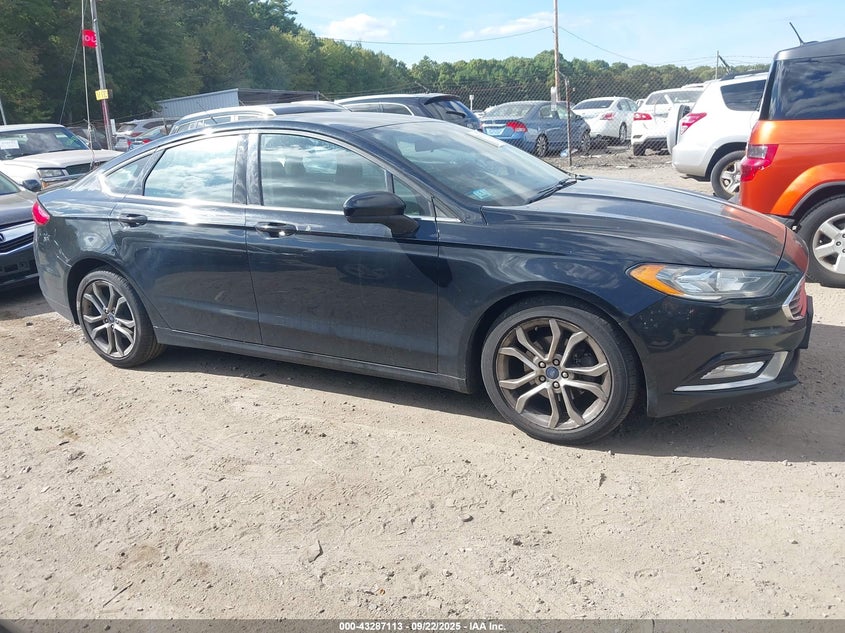 2017 Ford Fusion Se VIN: 3FA6P0H73HR345533 Lot: 43287113