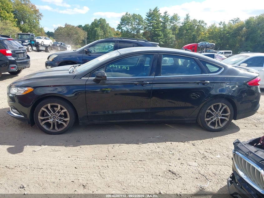 2017 Ford Fusion Se VIN: 3FA6P0H73HR345533 Lot: 43287113