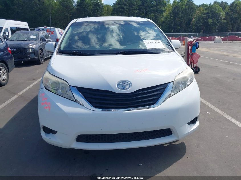 2012 Toyota Sienna Le V6 8 Passenger VIN: 5TDKK3DC2CS272608 Lot: 43287126