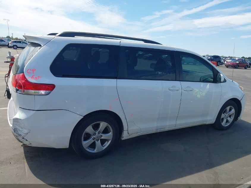 2012 Toyota Sienna Le V6 8 Passenger VIN: 5TDKK3DC2CS272608 Lot: 43287126