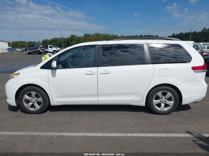 2012 Toyota Sienna Le V6 8 Passenger VIN: 5TDKK3DC2CS272608 Lot: 43287126