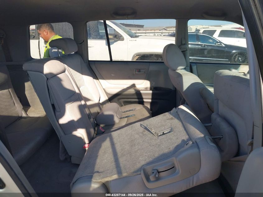 2005 Toyota Highlander V6 VIN: JTEDP21A150086695 Lot: 43287144