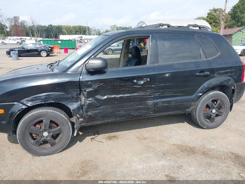 2006 Hyundai Tucson Gl VIN: KM8JM12BX6U378661 Lot: 43287168