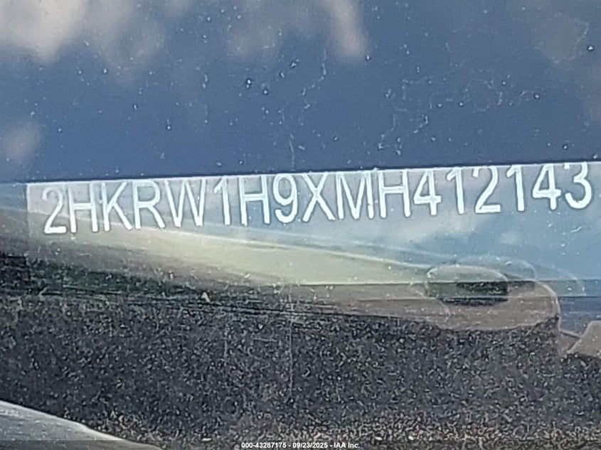 2021 HONDA CR-V 2WD TOURING - 2HKRW1H9XMH412143