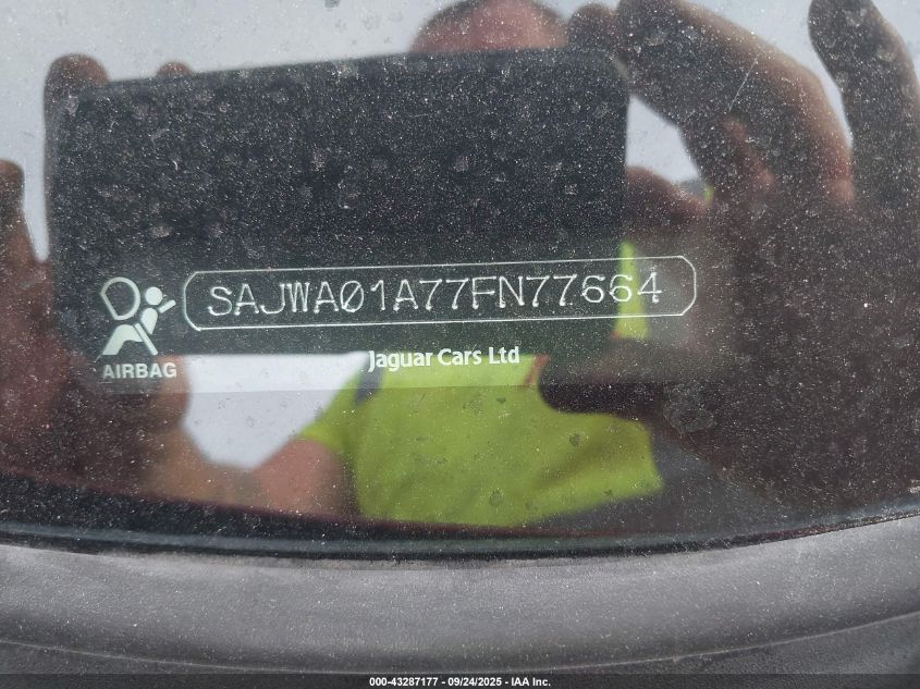 2007 Jaguar S-Type 3.0 V6 VIN: SAJWA01A77FN77664 Lot: 43287177