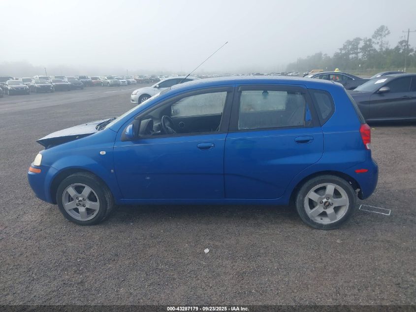 2007 Chevrolet Aveo 5 Ls VIN: KL1TD66697B783325 Lot: 43287179