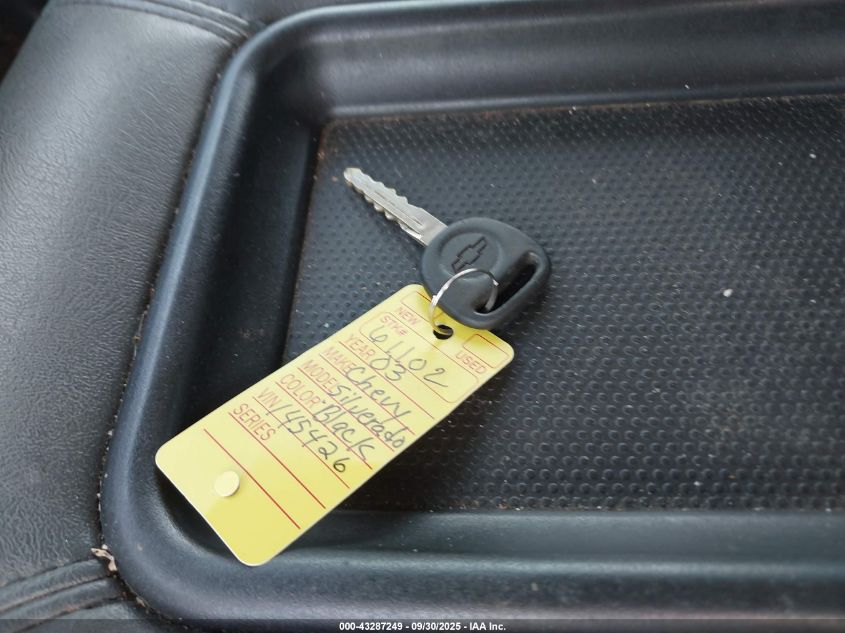 2003 Chevrolet Silverado 1500 Ls VIN: 2GCEC19TX31145426 Lot: 43287249