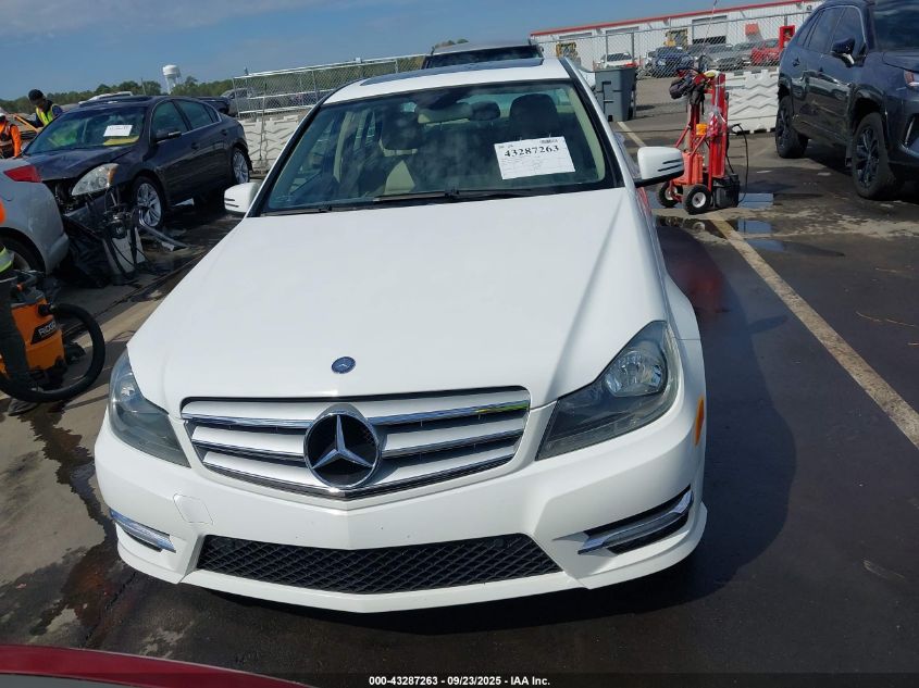 2013 Mercedes-Benz C 300 Sport 4Matic VIN: WDDGF8AB2DR242582 Lot: 43287263
