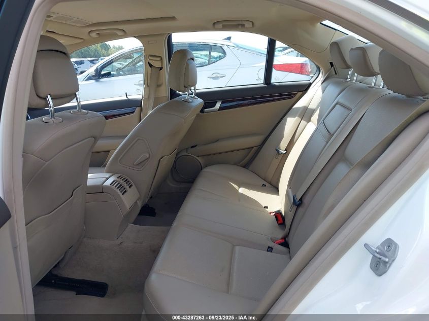 2013 Mercedes-Benz C 300 Sport 4Matic VIN: WDDGF8AB2DR242582 Lot: 43287263