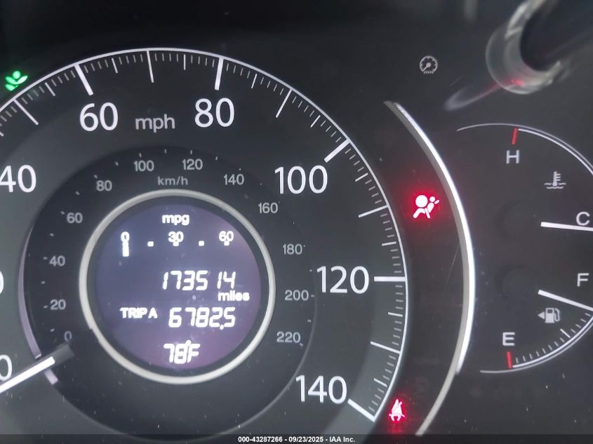 2015 Honda Cr-V Ex-L VIN: 2HKRM4H73FH626853 Lot: 43287266