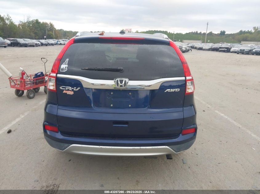 2015 Honda Cr-V Ex-L VIN: 2HKRM4H73FH626853 Lot: 43287266