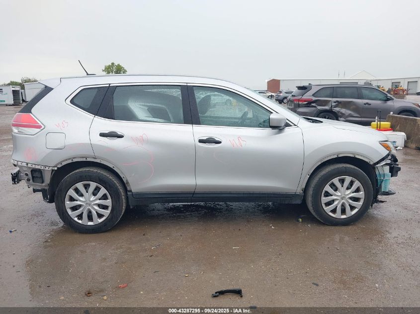 2016 Nissan Rogue S VIN: KNMAT2MV2GP658143 Lot: 43287295