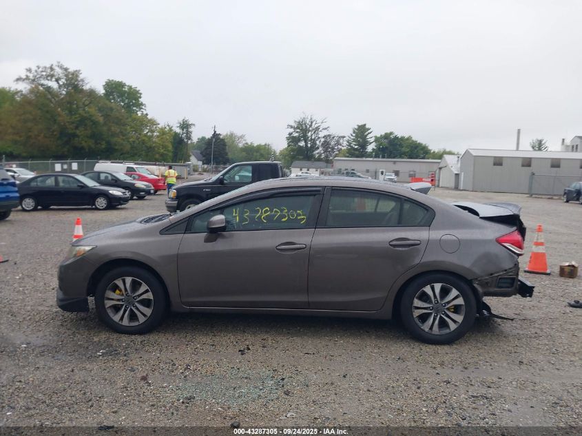 2013 Honda Civic Ex VIN: 2HGFB2F89DH543007 Lot: 43287305