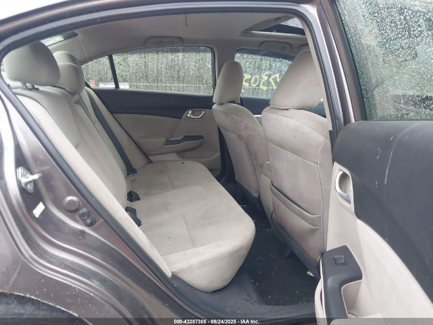 2013 Honda Civic Ex VIN: 2HGFB2F89DH543007 Lot: 43287305