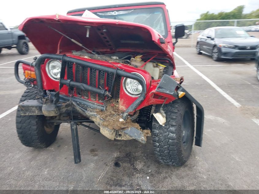 2001 Jeep Wrangler Sport VIN: 1J4FA49S51P328455 Lot: 43287357