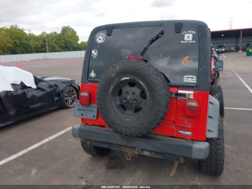 2001 Jeep Wrangler Sport VIN: 1J4FA49S51P328455 Lot: 43287357