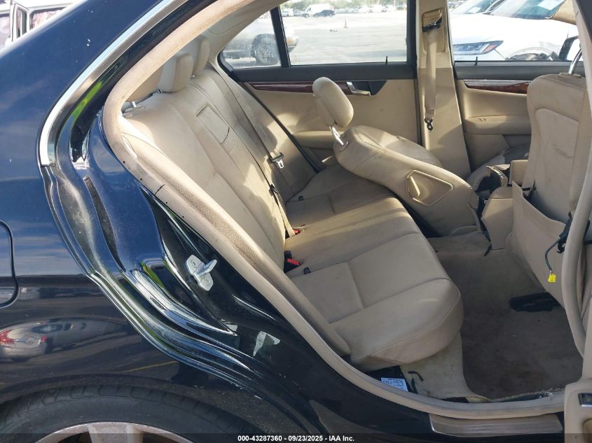 2011 Mercedes-Benz C 300 Luxury/Sport VIN: WDDGF5EB6BA525023 Lot: 43287360