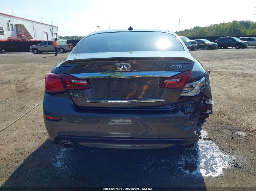 2015 Infiniti Q70 3.7X VIN: JN1BY1AR3FM560359 Lot: 43287361