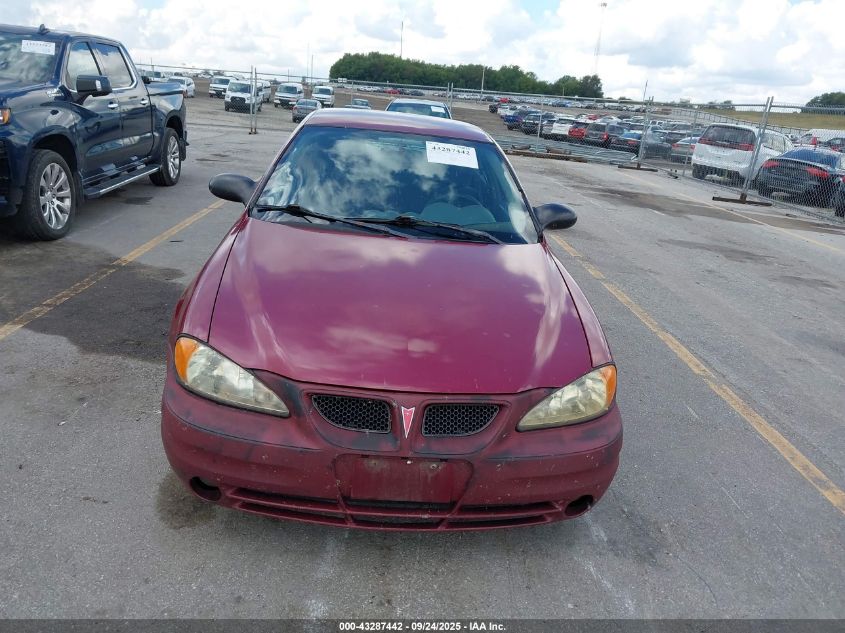 2005 Pontiac Grand Am Se VIN: 1G2NE52E35M135684 Lot: 43287442