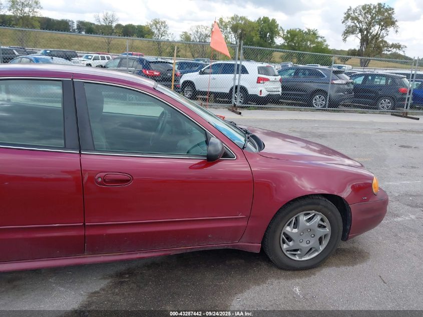 2005 Pontiac Grand Am Se VIN: 1G2NE52E35M135684 Lot: 43287442