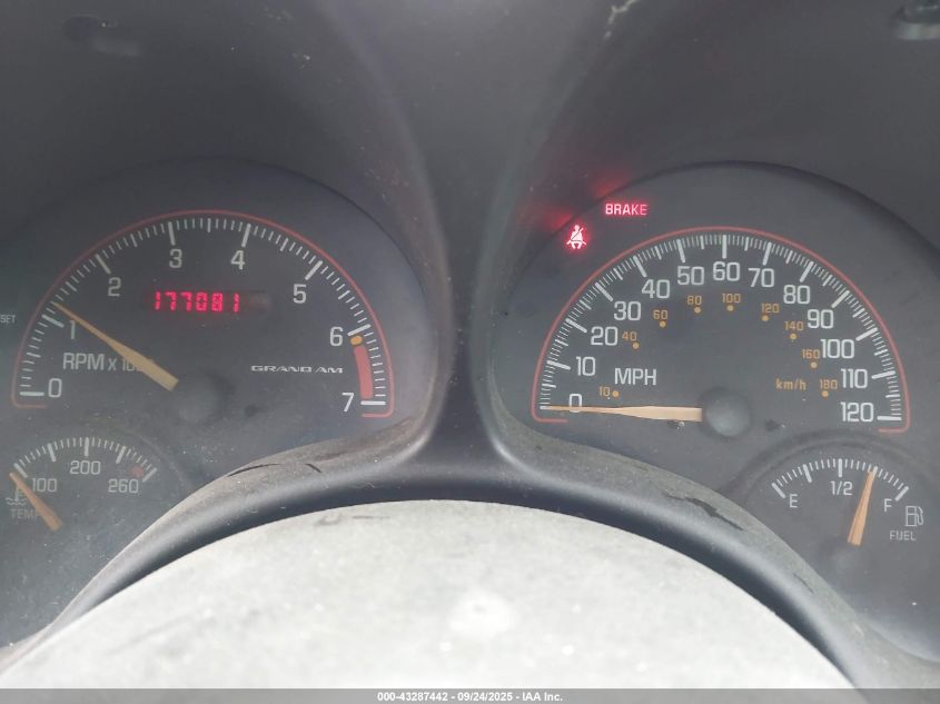 2005 Pontiac Grand Am Se VIN: 1G2NE52E35M135684 Lot: 43287442