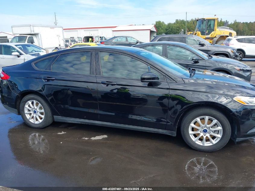 2016 Ford Fusion S VIN: 3FA6P0G7XGR288053 Lot: 43287461