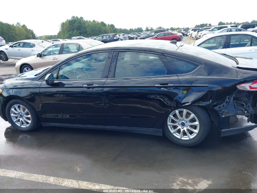 2016 Ford Fusion S VIN: 3FA6P0G7XGR288053 Lot: 43287461