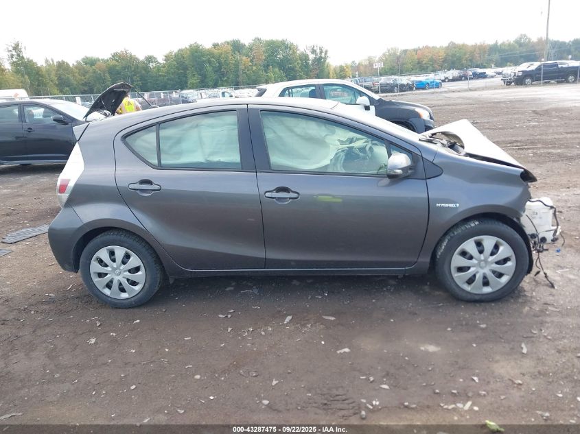 2014 Toyota Prius C Two VIN: JTDKDTB3XE1075702 Lot: 43287475