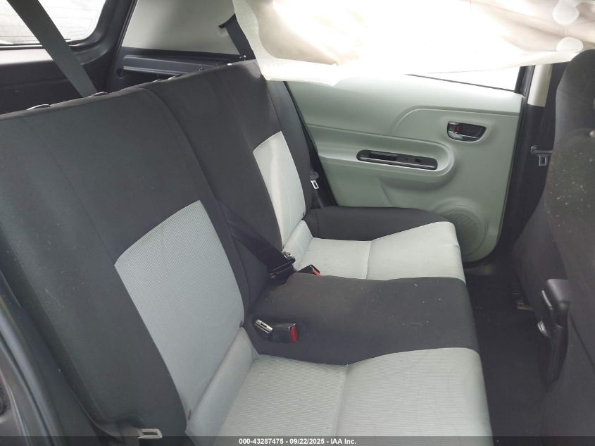 2014 Toyota Prius C Two VIN: JTDKDTB3XE1075702 Lot: 43287475