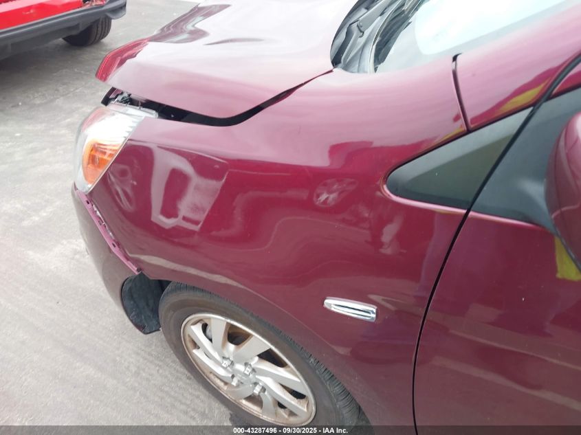 2020 Mitsubishi Mirage Se VIN: ML32A4HJ7LH002380 Lot: 43287496