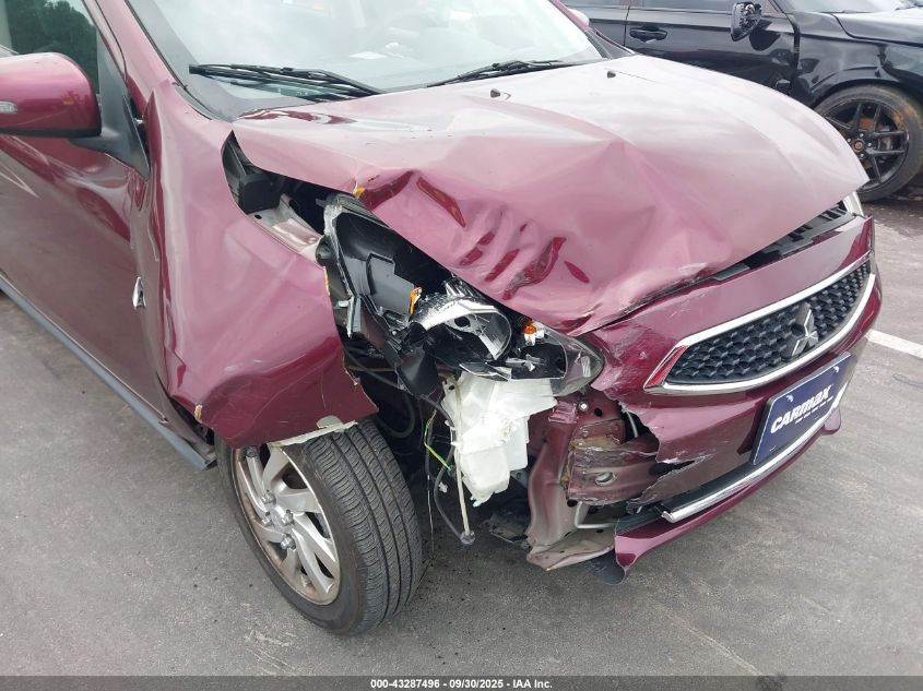 2020 Mitsubishi Mirage Se VIN: ML32A4HJ7LH002380 Lot: 43287496