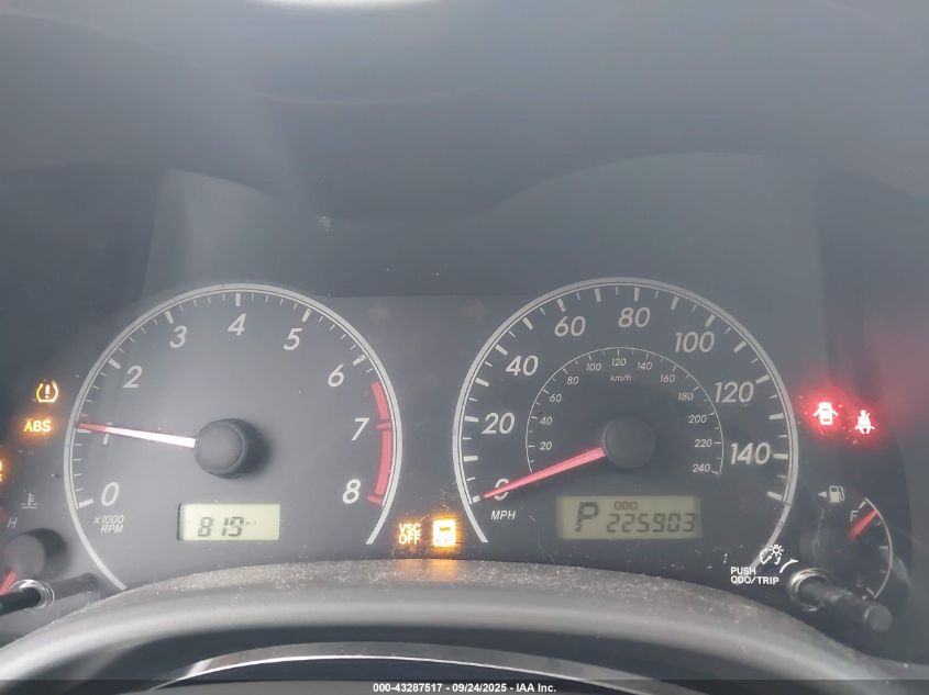 2009 Toyota Corolla Le VIN: JTDBL40E89J020460 Lot: 43287517