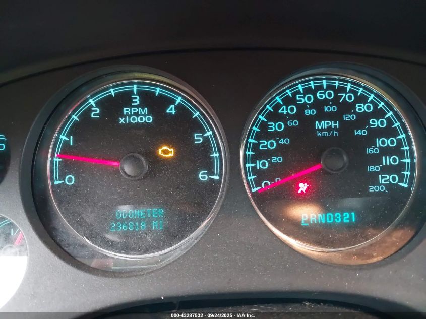 2007 GMC Yukon Commercial Fleet VIN: 1GKFK13037J128411 Lot: 43287532