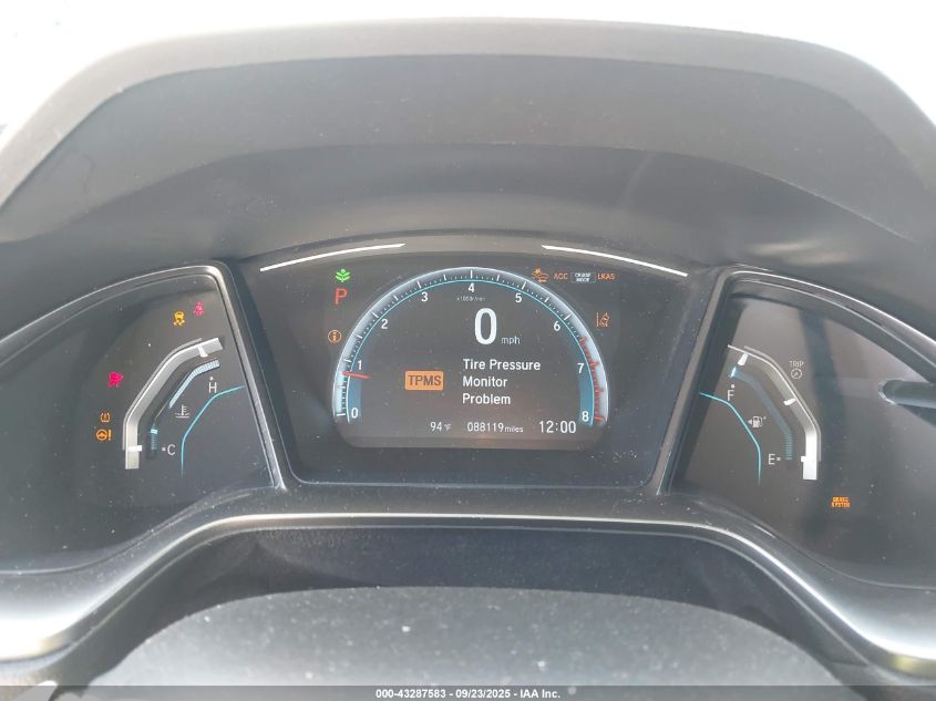 2019 Honda Civic Ex VIN: SHHFK7H6XKU223378 Lot: 43287583