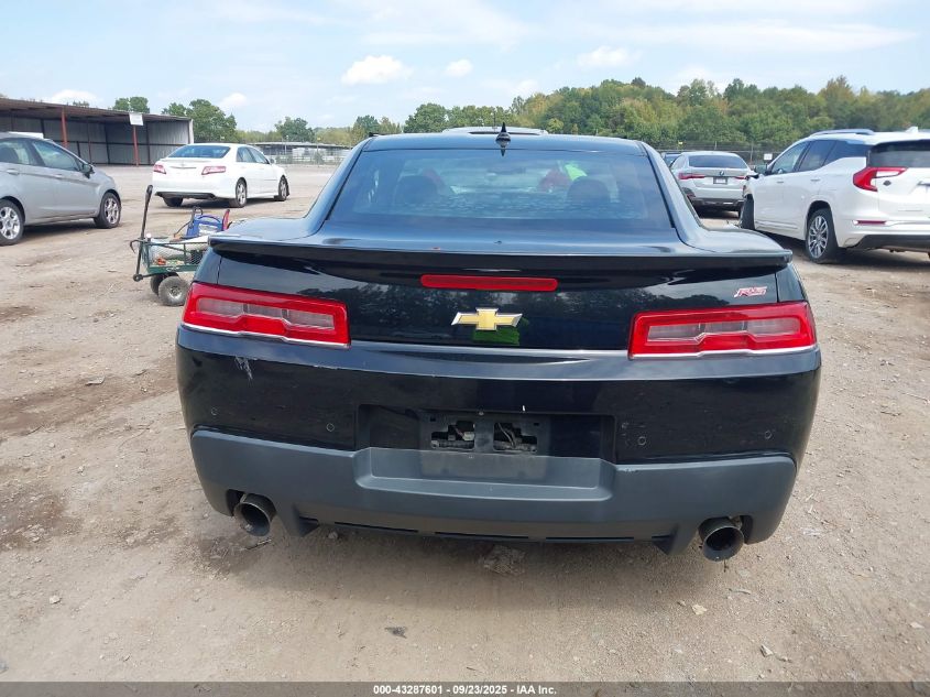 2015 Chevrolet Camaro 2Lt VIN: 2G1FF1E33F9292171 Lot: 43287601