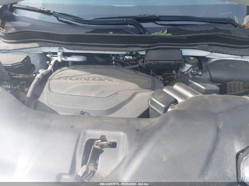 2021 Honda Pilot 2Wd Ex-L VIN: 5FNYF5H55MB010190 Lot: 43287611