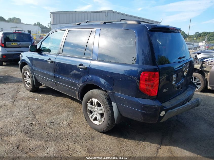 2004 Honda Pilot Ex VIN: 2HKYF18494H527543 Lot: 43287658