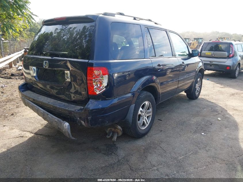 2004 Honda Pilot Ex VIN: 2HKYF18494H527543 Lot: 43287658