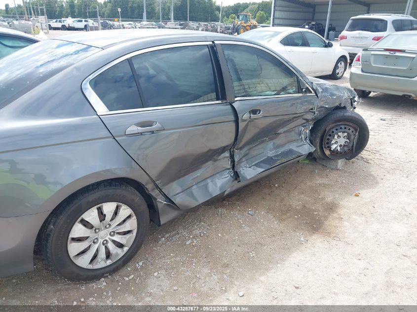 2010 Honda Accord 2.4 Lx VIN: 1HGCP2F36AA013578 Lot: 43287677