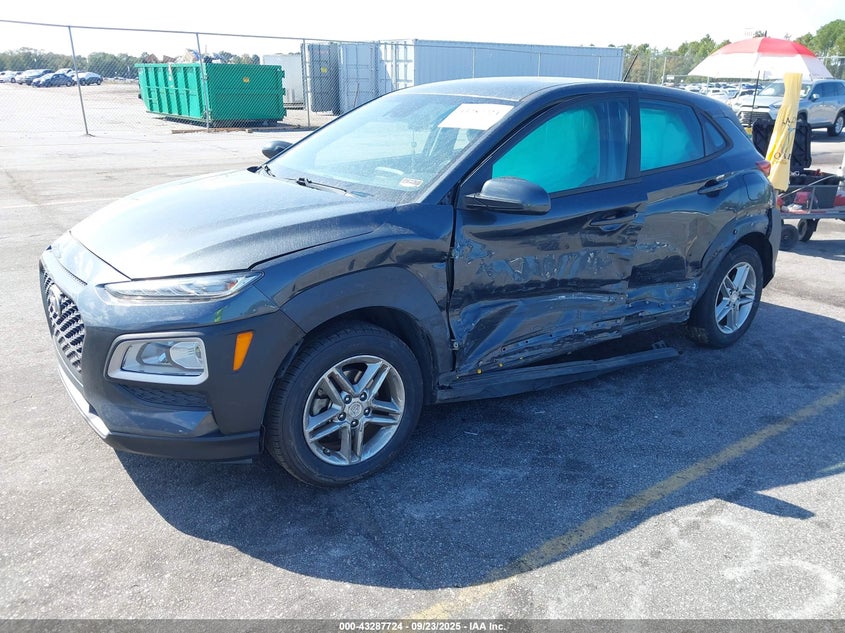 2020 Hyundai Kona 2.0 Se Grey Lot 111043287724 Vin KM8K12AA7LU474576