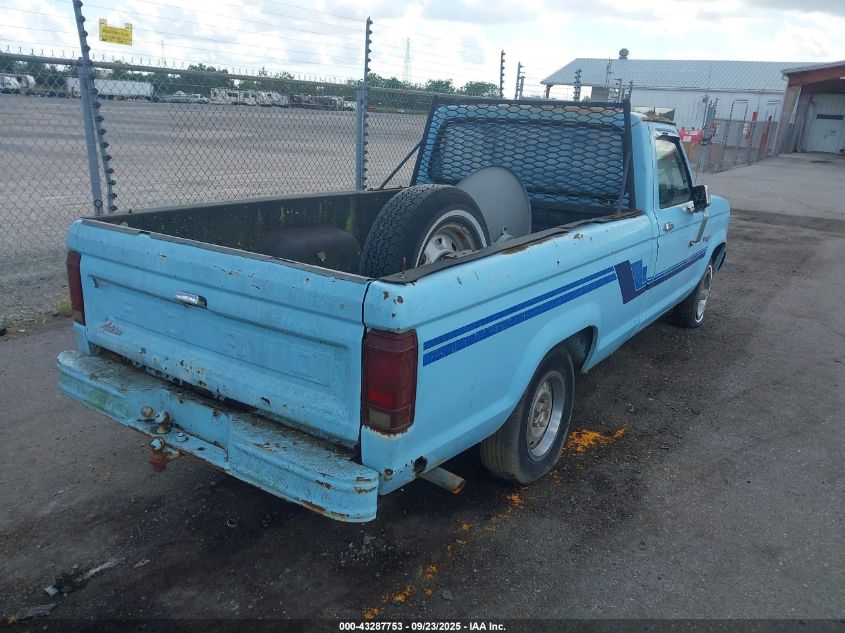 1985 Ford Ranger VIN: 1FTBR10S0FUC01212 Lot: 43287753