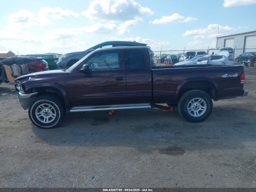 2004 Dodge Dakota Slt VIN: 1D7HG42N34S608867 Lot: 43287759