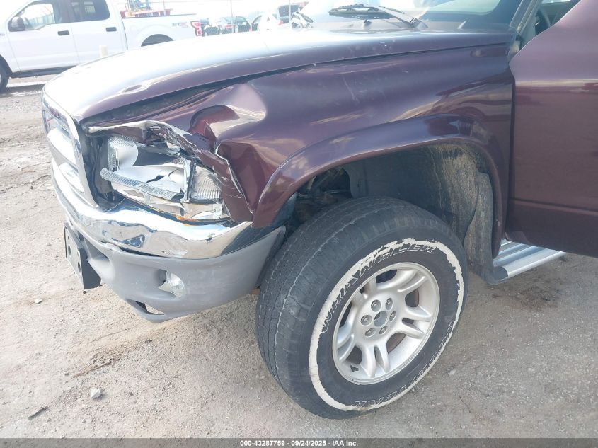 2004 Dodge Dakota Slt VIN: 1D7HG42N34S608867 Lot: 43287759