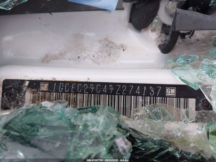 2009 Chevrolet Silverado 1500 Lt VIN: 1GCEC29C49Z274137 Lot: 43287785