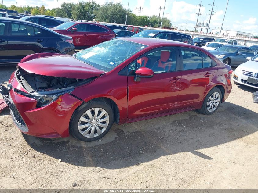 2022 Toyota Corolla Le VIN: 5YFEPMAEXNP372722 Lot: 43287813